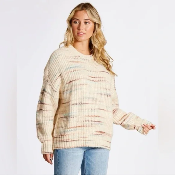 NWT American Eagle Women’s Waffle Knit Crewneck Sweater – Size Small - Picture 1 of 7